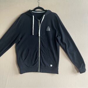 Marine Layer Black Zip Up Hoodie Sweatshirt Soft Casual Loungewear Small